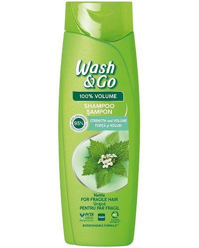 ШАМПОАН WASH AND GO 360 МЛ КОПРИВА - ЦЕНА ЗА БР.