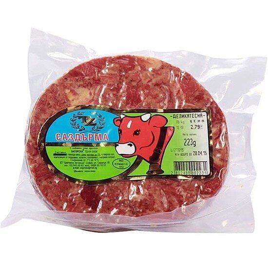 СЪЗДЪРМА ТЕЛЕШКА ЗАГОРСКА ~*19 КГ. В КАШОН - ЦЕНА ЗА КГ./SAZDARMA BEEF ZAGORSKA- ЦЕНА ЗА ЕДИН КГ.