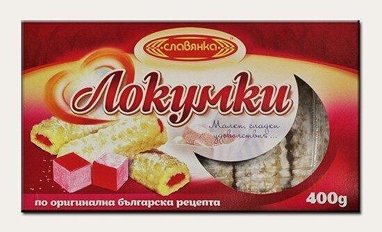 СЛАДКИ ЛОКУМКИ СЛАВЯНКА 400 ГР.*12 - ЦЕНА ЗА БР.