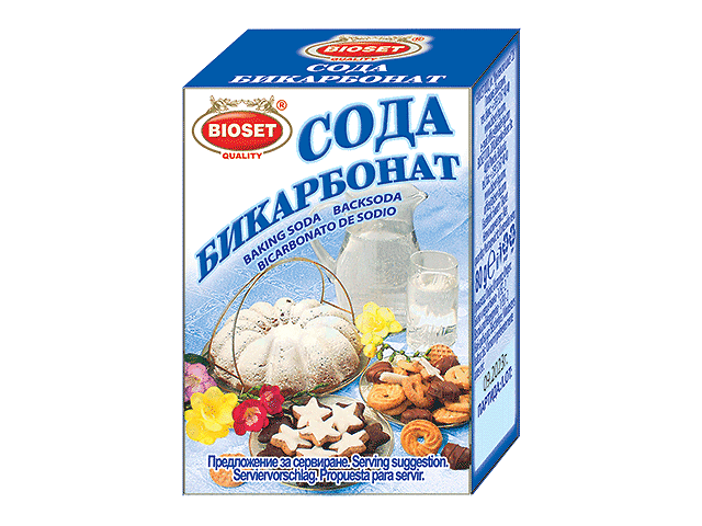 СОДА БИК.КУТИЯ БИОСЕТ 80ГР.*6*20 - ЦЕНА ЗА БР.