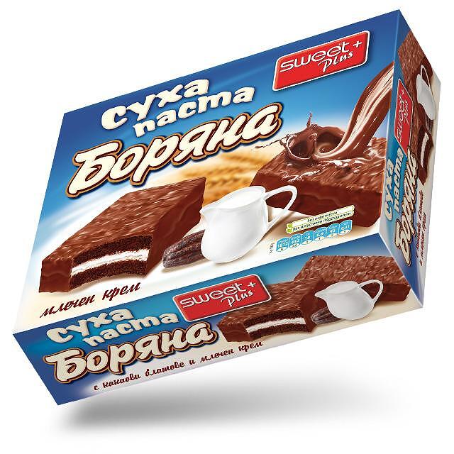 СУХА ПАСТА БОРЯНА КАКАОВА С МЛЕЧЕН КРЕМ 300 ГР.