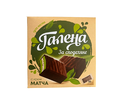 СУХА ПАСТА ШОКОЛАД ГАЛЕНА МАТЧА 10-КА 350 ГР. *9 В КУТИЯ