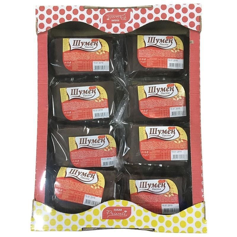 СУХА ПАСТА ШУМЕН 75ГР.*16БР. ВАНИЛИЯ-ЦЕНА ЗА КУТИЯ/ TORTENSTÜCK SCHUMEN 75 GR.*16 VANILLE- PREIS FÜR EINE SCHACHTEL