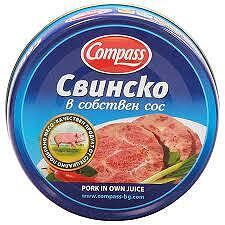 СВИНСКО В СОБСТВЕН СОС 180ГР. КОМПАС