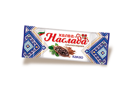 ТАХАН ХАЛВА С КАКАО 30ГР*50БР НАСЛАДА ЦЕНА ЗА БР.