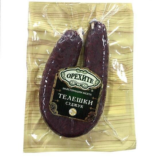 ТЕЛЕШКИ СУДЖУК ОРЕХИТЕ 160ГР. ВАКУУМ - ЦЕНА ЗА БР./ТЕЛЕШКИ СУДЖУК ОРЕХИТЕ 160 ГР. ВАКУУМ - ЦЕНА ЗА БР.