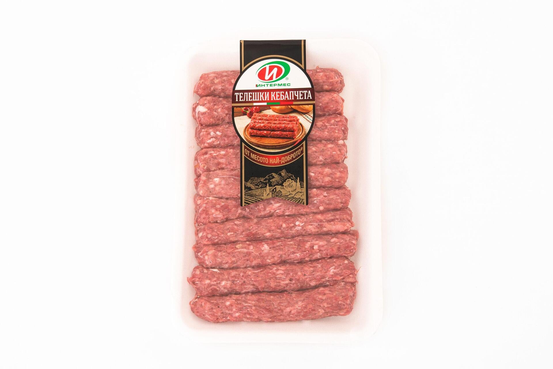 ТЕЛЕШКО КЕБАПЧЕ 60ГР.*10БР. ИНТЕРМЕС/KALBKEBAPTSCHE 60GR.*10STCK. INTERMES