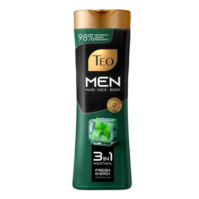 ТЕО ШАМПОАН 350МЛ  3/1 MEN MENTOL ЗЕЛЕН