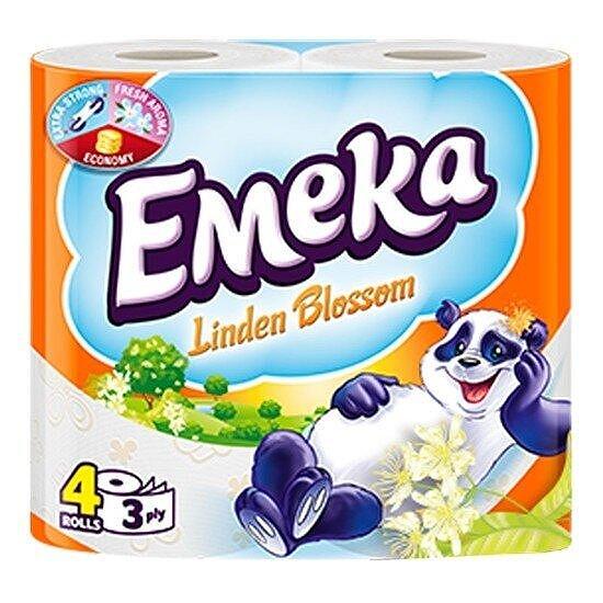 ТОАЛЕТНА ХАРТИЯ ЕМЕКА 4 БР. LINDEN BLOSSOM ОРАНЖЕВА - ЦЕНА ЗА БР.