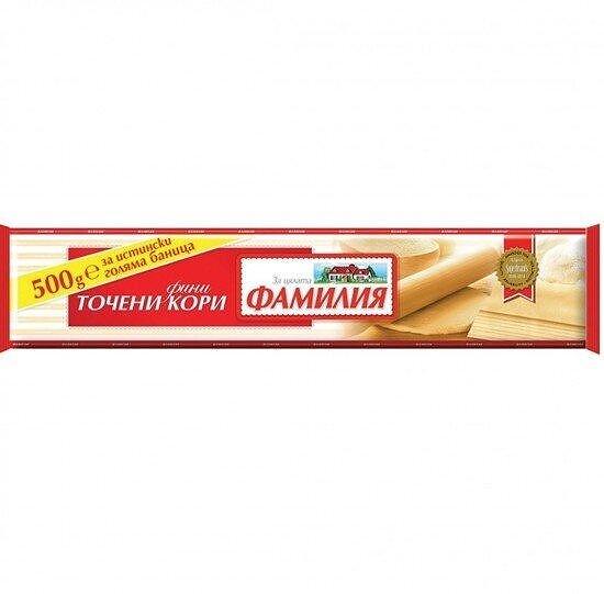 ТОЧЕНИ КОРИ ФАМИЛИЯ 500ГР. \ ОХЛАДЕНИ. - ЦЕНА ЗА БР./GEROLLTE TEIGBLÄTTER FAMILIYA 500GR.