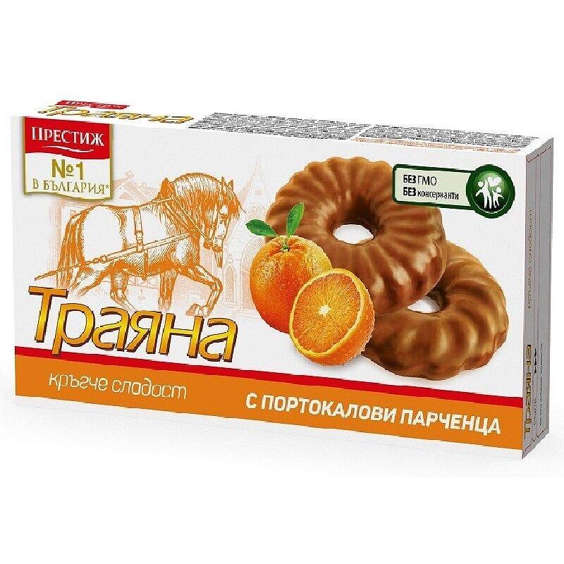 ТРАЯНА ПОРТОКАЛ 160 ГР. *24 - ЦЕНА ЗА БР./GEBÄCK TRAYANA ORANGE 160GR.*24