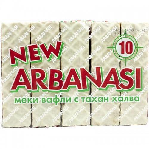 ВАФЛА БЯЛ ШОКОЛАД АРБАНАСИ ТАХАН 10-КА 265ГР*30 ПАКЕТ