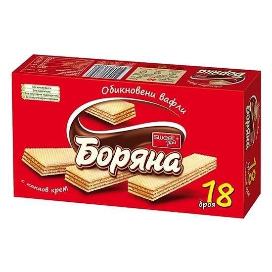 ВАФЛА БОРЯНА КАКАО 420ГР СУИТ *18БР - ЦЕНА ЗА БР.