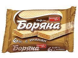 ВАФЛА БОРЯНА ТАХАН 6-ЦА СУИТ 135ГР.*24 БР. - ЦЕНА ЗА БР.