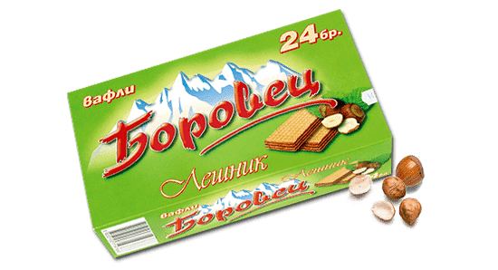ВАФЛА БОРОВЕЦ ЛЕШНИК 550 ГР. 24 БР. *20 - ЦЕНА ЗА БР.