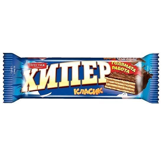 ВАФЛА ХИПЕР 55ГР.*25БР. КЛАСИК/WAFFEL HIPER 50ГР.*25БР. КЛАСИКА