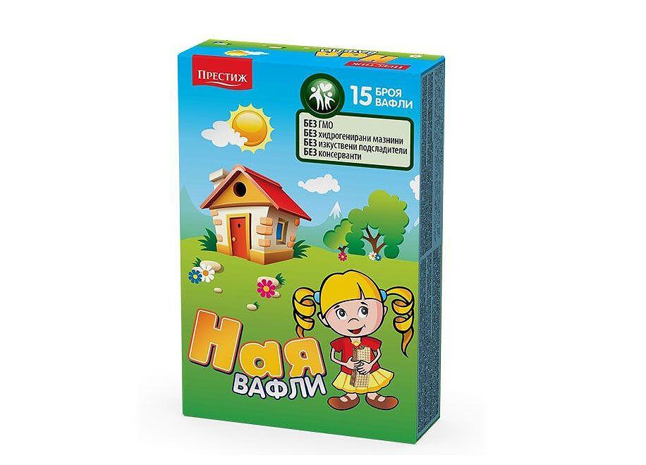ВАФЛА НАЯ КЛАСИК 350 ГР*15 - ЦЕНА ЗА БР./WAFFEL NAYA KLASSIC 350GR.*15-PREIS FÜR EIN STCK.