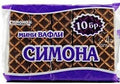 ВАФЛА СИМОНА КАФЯВА 265ГР,*20*10 БР.