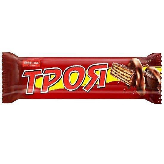 ВАФЛА ТРОЯ 30ГР.*30БР. - ЦЕНА ЗА БР.ВАФЕЛА ТРОЯ 28ГР. *30