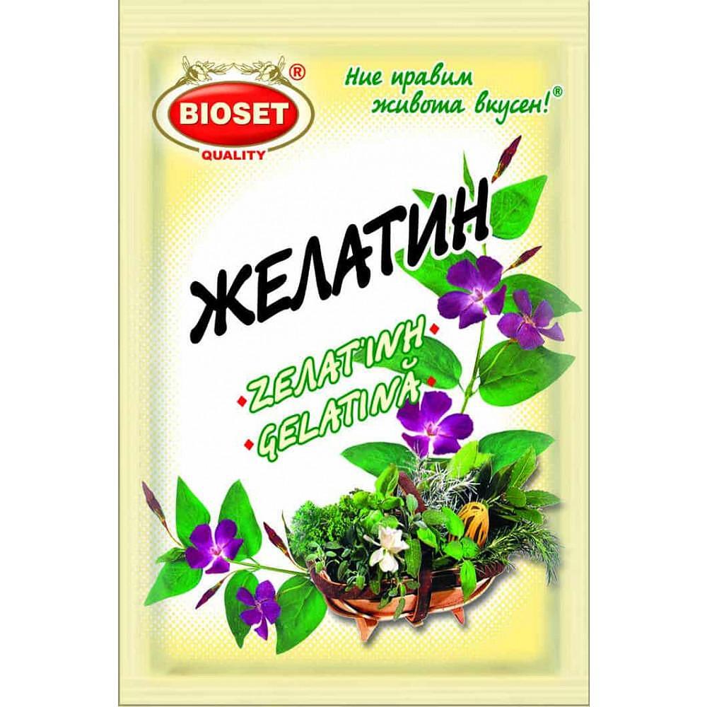 ЖЕЛАТИН 10 ГР.*20*25 БИОСЕТ - ЦЕНА ЗА БР.