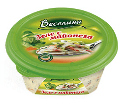 ЗЕЛЕ С МАЙОНЕЗА 250 ГР. ВЕСЕЛИНА - ЦЕНА ЗА БР.