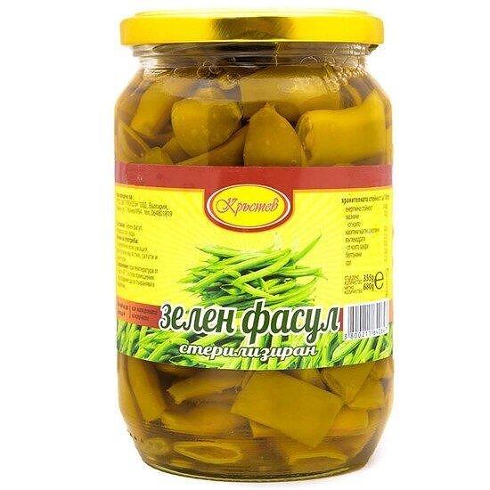 ЗЕЛЕН ФАСУЛ КРЪСТЕВ 680ГР. КРЪСТЕВ - ЦЕНА ЗА БР.